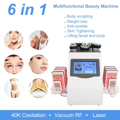 Appareil de cavitation 6 en 1 en métal – image 2