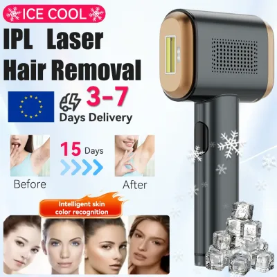 Épilateur à lumière pulsée IPL, refroidi