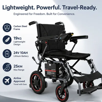 Fauteuil roulant électrique 19 kg – image 3