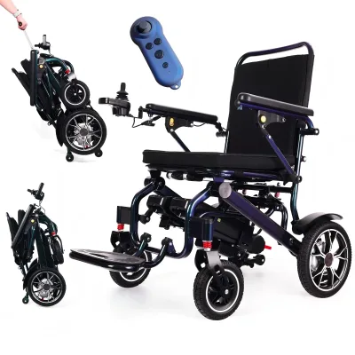 Fauteuil roulant électrique pliable