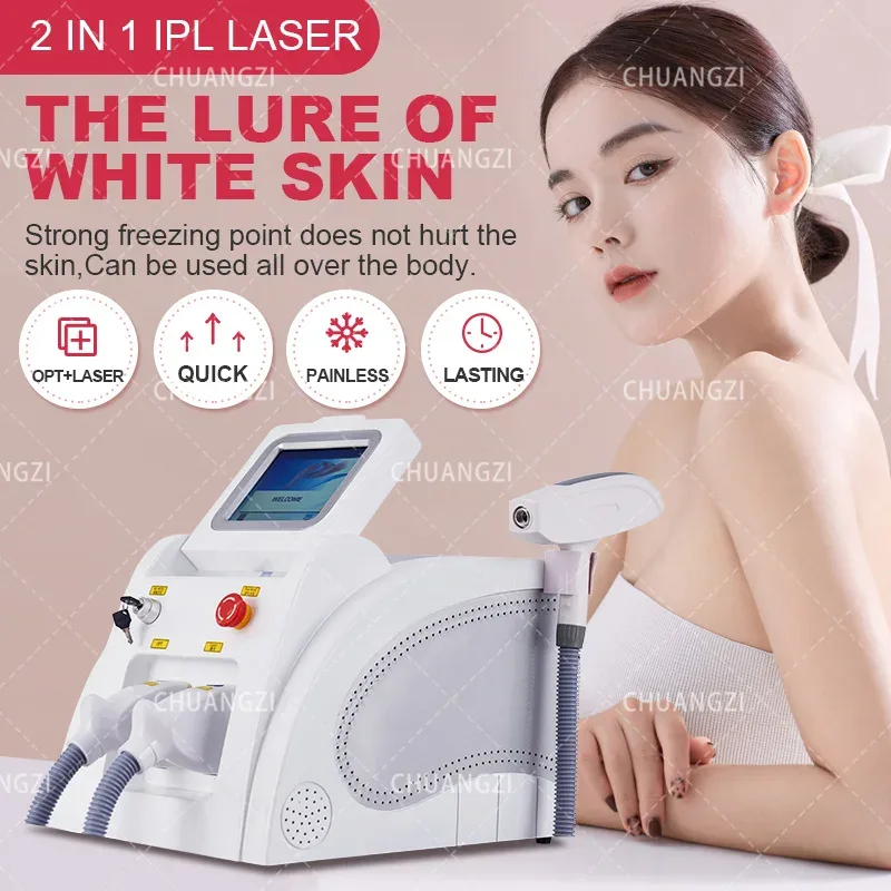 Machine IPL 2 en 1 épilation détatouage