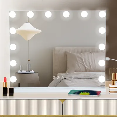 Miroir de maquillage lumineux de table – image 3