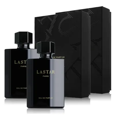 Parfum homme musc boisé, deux flacons