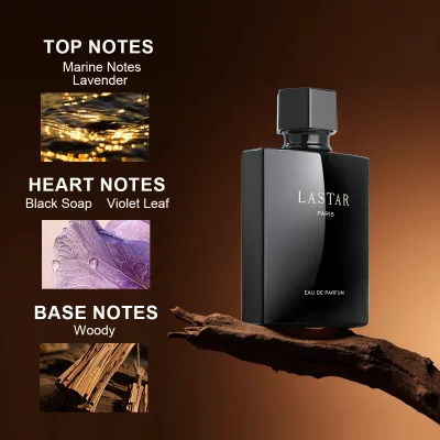 Parfum homme musc boisé, deux flacons – image 2