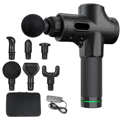 Pistolet de massage musculaire à 6 têtes