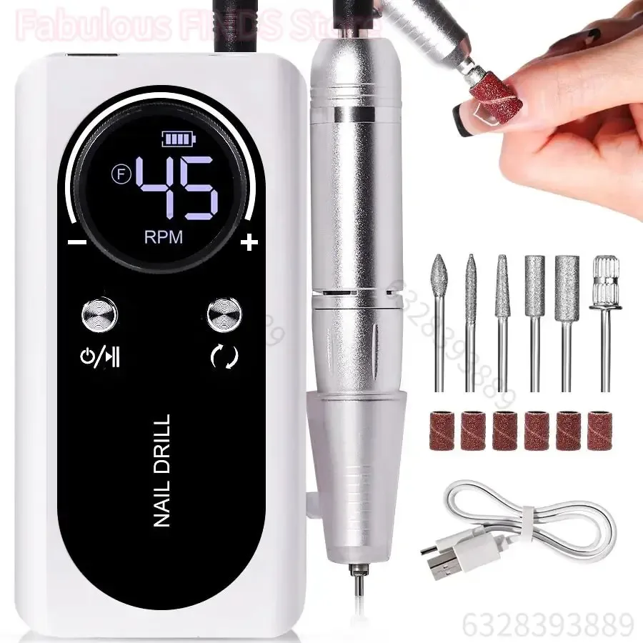 Ponceuse à ongles électrique rechargeable