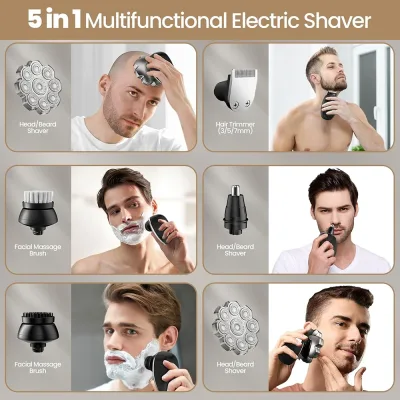 Rasoir électrique rechargeable 5 en 1 – image 2