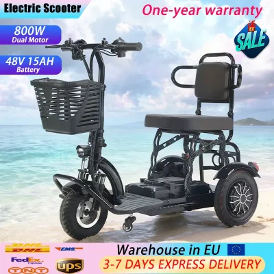 Trottinette électrique pliable à 3 roues