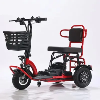 Trottinette électrique pliable à 3 roues – image 2